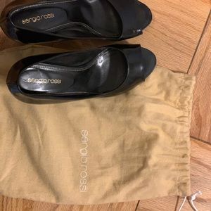 Sergio Rossi platform high heels - peep toe